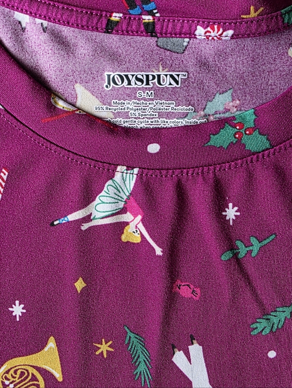 Women's Joyspun Nutcracker Nightgown - Picture 3 of 3
